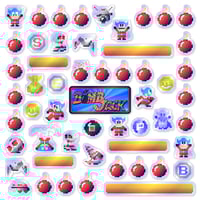 Image 3 of Bomb Jack Sticker/Magnet Sets (54 Pieces)