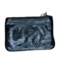 Image 2 of ONE OF ONE black faux leather pouch