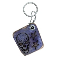 Image 2 of super epic recycled skateboard keychain