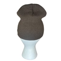 Image 3 of brown dystopia beanie