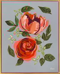 Scarlet Twins by Neena Buxani - Original Painting