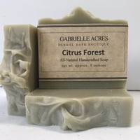 Image 1 of Citrus Forest Natural Soap, Nature Inspired Essential Oil Bath