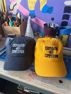 Cooperation Not Competition Hat