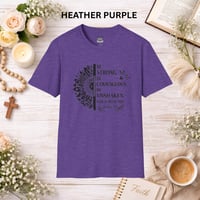 Image 11 of Be Strong and Courageous T-Shirt — Inspirational Christian Tee