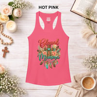 Image 4 of Blessed Momma Racerback Tank — Women's Blessed Momma Tank Top