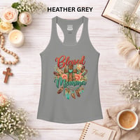 Image 8 of Blessed Momma Racerback Tank — Women's Blessed Momma Tank Top