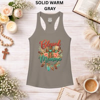 Image 9 of Blessed Momma Racerback Tank — Women's Blessed Momma Tank Top
