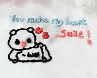 Image 3 of Personalized Couple Handkerchiefs, Soft Cotton (11" x 11")-Wedding Gift Keepsake