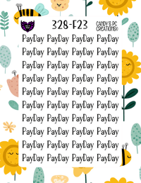 Image 24 of Pay Day Planner Sticker Font F-F24