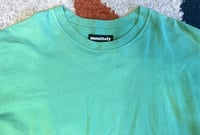 Image 2 of Monitaly by Yuki Matsuda yuketen green shirt sweater, size S (fits loose)