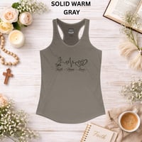Image 10 of Faith Love Hope Racerback Tank — Women's Inspirational Faith Tank Top