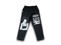 Image 1 of Lauren Hill Custom Upcycled Reworked Screen Print Russell Athletics sweatpants 