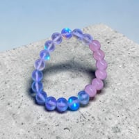 Moonstone and Pink Quarts bracelet