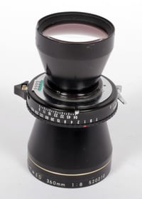 Image 7 of Nikon NIKKOR T*ED 360mm F8 Lens in Copal #1 Shutter #2223 COVERS 4X5