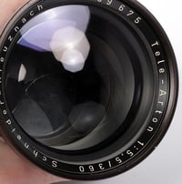 Image 12 of Schneider Tele-Arton 360mm F5.5 lens in Compur #3 shutter #2225 COVERS 5X7