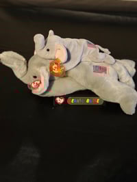 1996 TY Righty Beanie and Buddy Republican Elephants