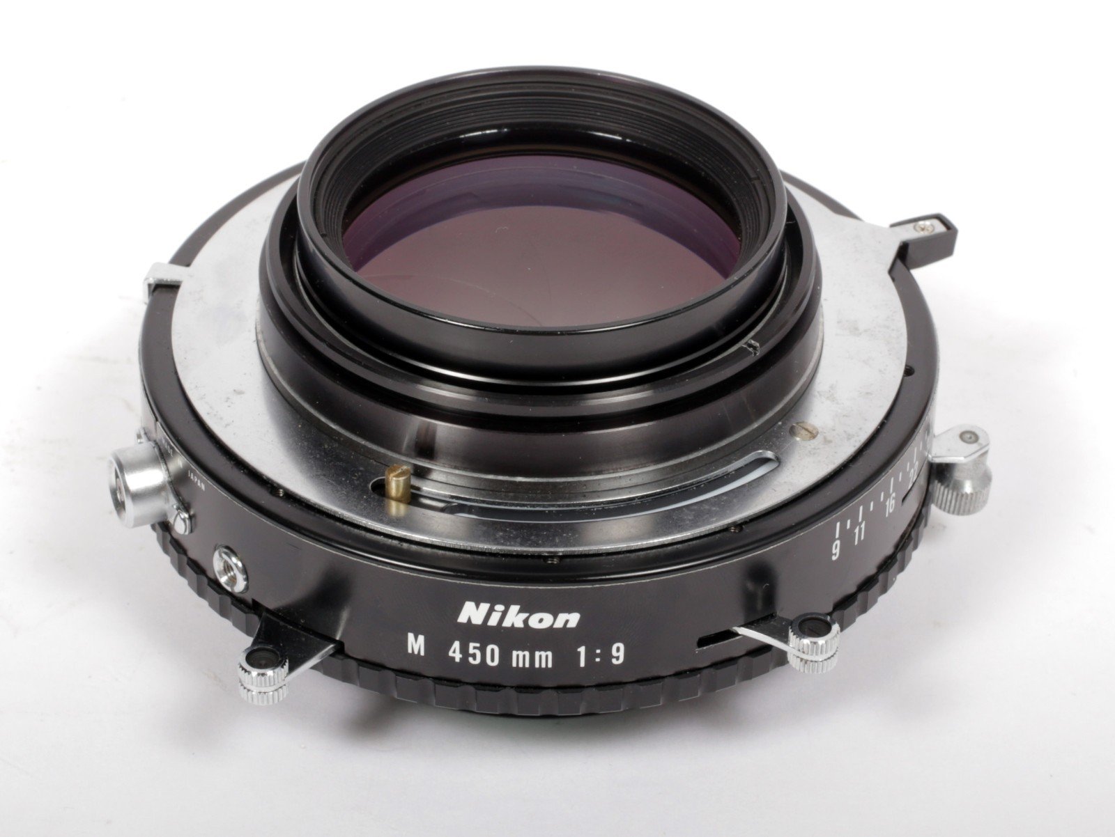 Nikon Nikkor M 450mm F9 lens in Copal #3 shutter #2237 | CatLABS