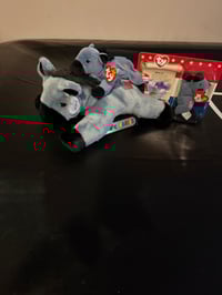 1996 TY Lefty Beanie, Buddy, and Teenie Beanie Democrat Donkeys