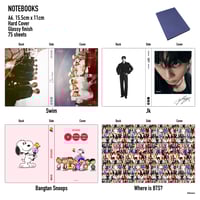 [NOTEBOOKS] Hard Cover BTS Notebooks