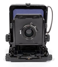 Image 2 of Toyo 45AIIr 4X5 Camera w/ 135mm + 210mm Nikon MC lenses + Holders + NEW BELLOWS