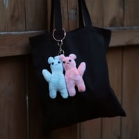 Image 2 of Together Bears Keychain - Cotton Candy 