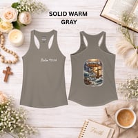 Image 6 of Psalm 93:3-4 "Stronger Than The Storm" Racerback Tank