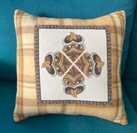 Image 1 of NZ Maori Carving Cushion