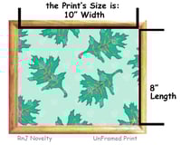 Image 3 of RnJ_OakLeaf_Green UnFramed Print