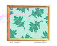 Image 1 of RnJ_OakLeaf_Green UnFramed Print