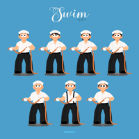 Image 2 of [DECOR] Swim figurines (PREORDER)