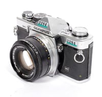 Image 3 of Olympus OM-2 35mm film SLR camera with 50mm F1.8 lens #2284