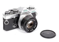 Image 1 of Olympus OM-2 35mm film SLR camera with 50mm F1.8 lens #2284