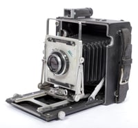 Image 3 of Graflex Crown Graphic 4X5 Camera w/ Schneider 135mm lens + film + holders #2312