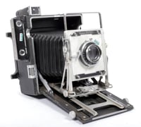 Image 7 of Graflex Crown Graphic 4X5 Camera w/ Schneider 135mm lens + film + holders #2312