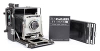 Image 1 of Graflex Crown Graphic 4X5 Camera w/ Schneider 135mm lens + film + holders #2312