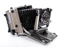 Image 9 of Linhof Technika V 4X5 camera w/ Schneider 150mm + 210mm Lenses + film + holders (#2316)