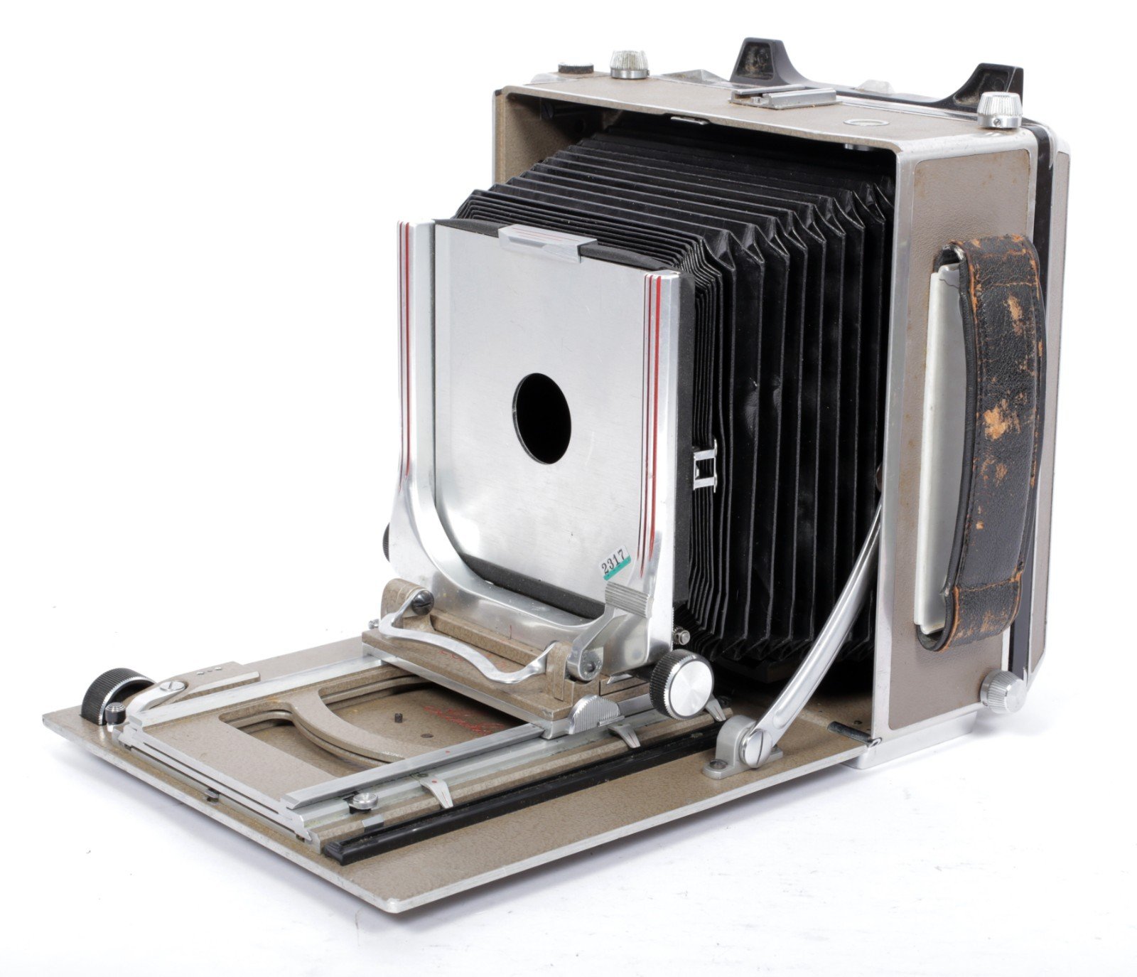 Linhof Super Technika IV 5X7 camera with 4X5 reducing back #2317