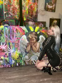 Image 1 of Too much too soon ORIGINAL PAINTING 