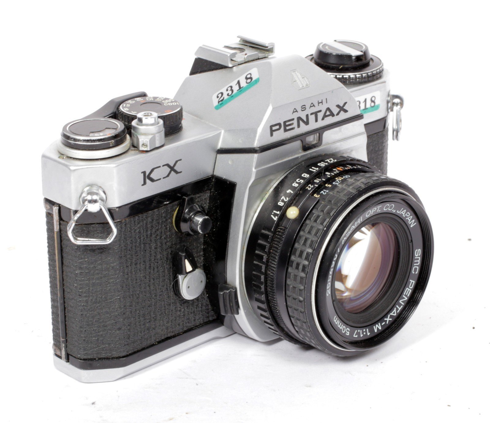 Pentax KX 35mm SLR Film Camera with SMC M 50mm F1.7 lens #2318