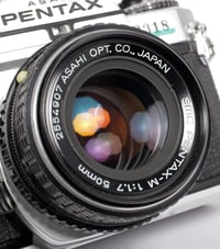 Image 8 of Pentax KX 35mm SLR Film Camera with SMC M 50mm F1.7 lens #2318 K1000 alternative