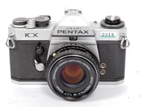 Image 2 of Pentax KX 35mm SLR Film Camera with SMC M 50mm F1.7 lens #2318 K1000 alternative