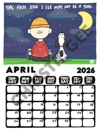 Image 1 of April 2026 - Printable Calendar page