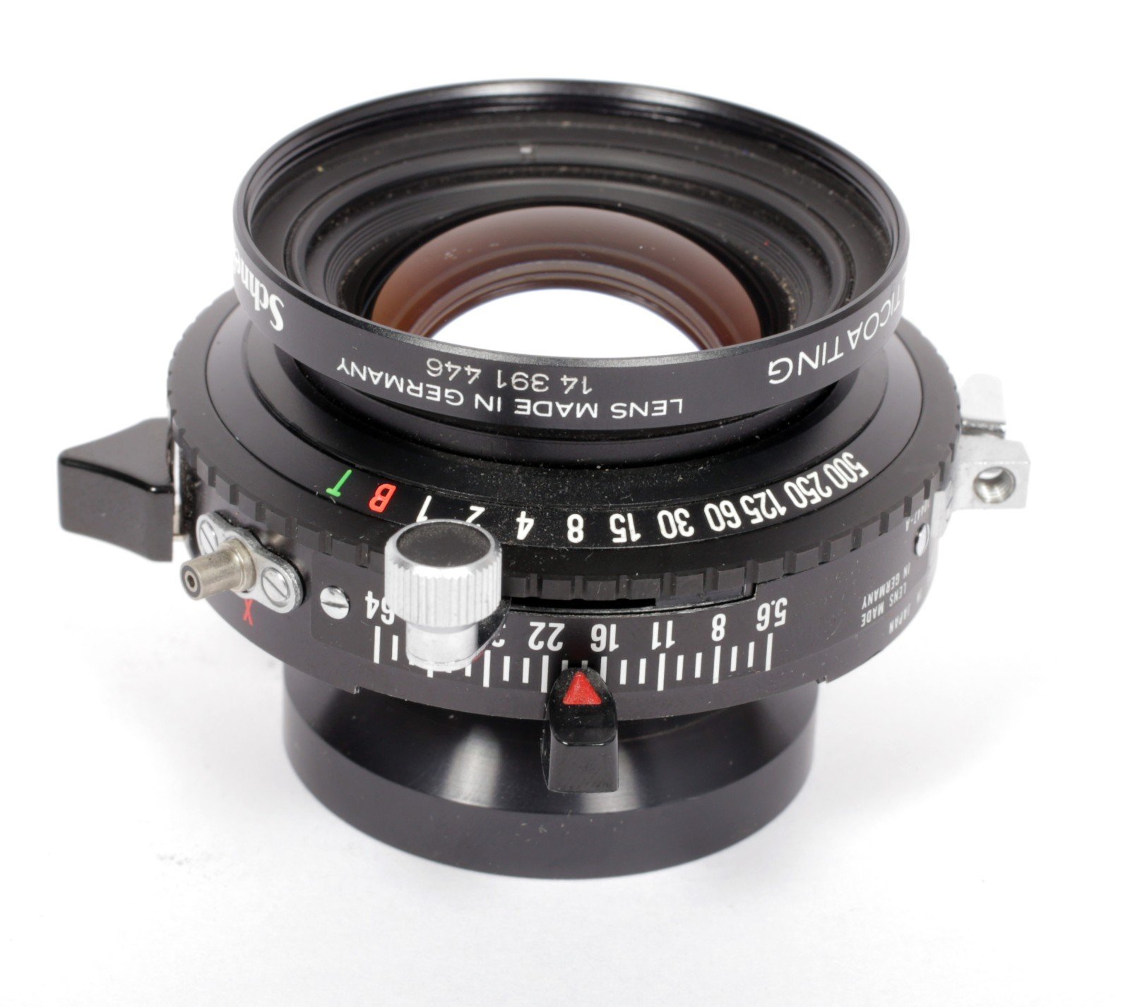 Schneider Apo Symmar MC 135mm F5.6 lens in Copal #0 shutter #2326