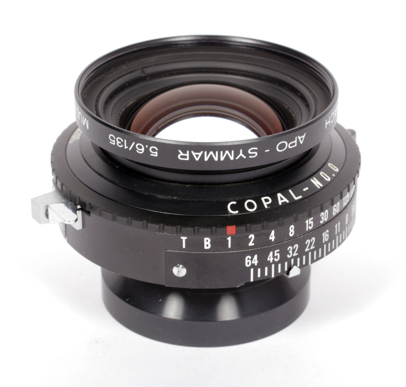 Schneider Apo Symmar MC 135mm F5.6 lens in Copal #0 shutter #2326