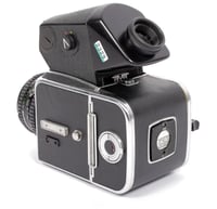 Image 4 of Hasselblad 500C camera w/ Planar 80mm F2.8 C T* lens + A12 Back + Metering Prism