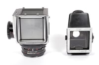 Image 8 of Hasselblad 500C camera w/ Planar 80mm F2.8 C T* lens + A12 Back + Metering Prism