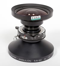 Image 9 of Schneider Super Angulon XL MC 90mm F5.6 110° Lens in Copal #0 Shutter #1453