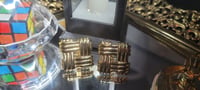 Image 2 of Woven clip on earrings 