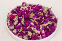 Image 2 of 20g Globe Amaranth Heads - Dark Purple