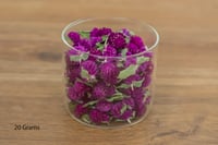Image 1 of 20g Globe Amaranth Heads - Dark Purple
